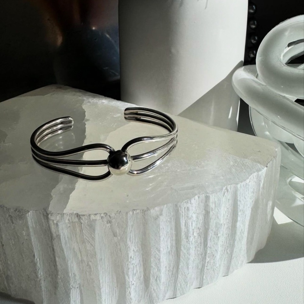Vintage Mexican Sterling Silver Cuff
